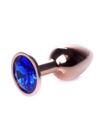 MyLove Toys Jewellery Red Gold · anální kolík s tmavě modrým kamenem