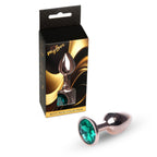 MyLove Toys Jewellery Plug · anální kolík s kamínkem, zelená