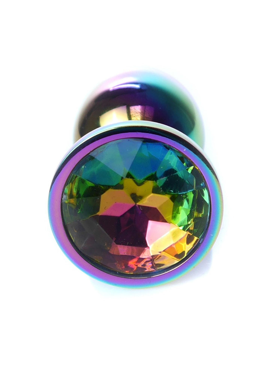 B Series HeavyFun Plug-Jewellery Multicolour Plug · anální kolík z oceli, čirý kámen