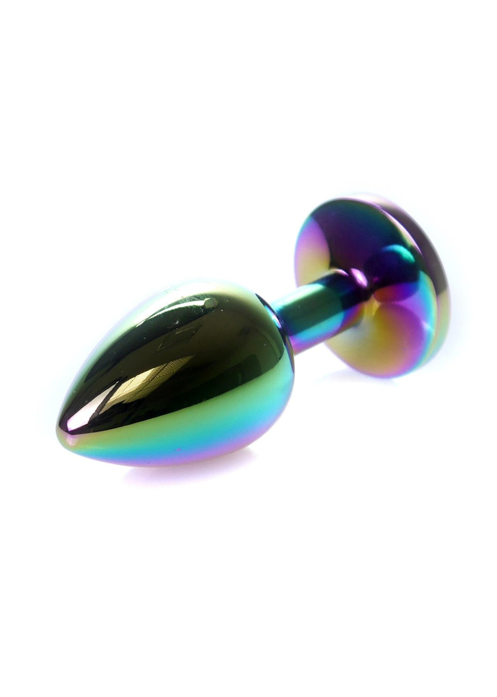 B Series HeavyFun Plug-Jewellery Multicolour Plug · anální kolík z oceli, čirý kámen