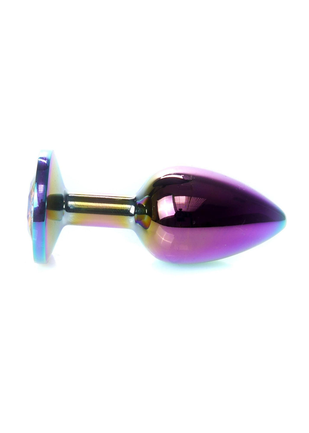 B Series HeavyFun Plug-Jewellery Multicolour Plug · anální kolík z oceli, čirý kámen