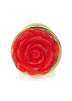 MyLove Toys - Jewellery Gold PLUG ROSE- Red