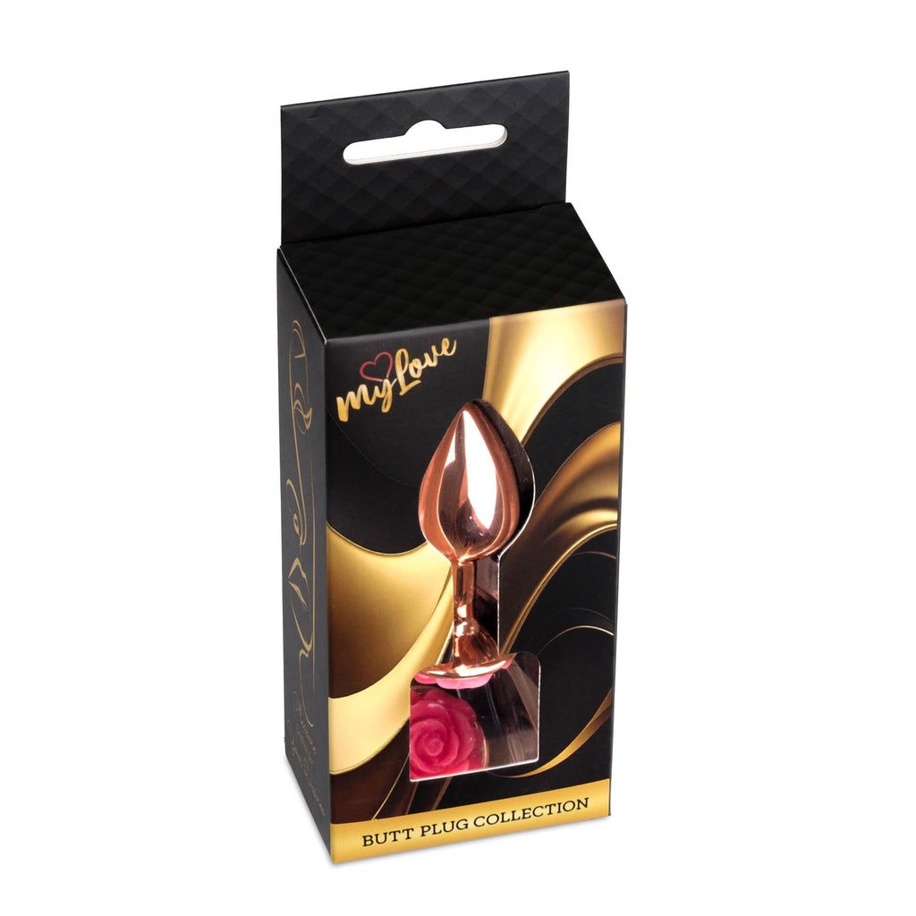 MyLove Toys Jewellery Plug Rose · anální kolík s růžičkou, růžová