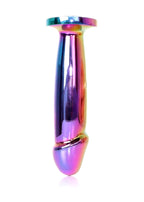 B-Series HeavyFun Plug Jewellery Penis M · ocelový anální kolík s krystalem