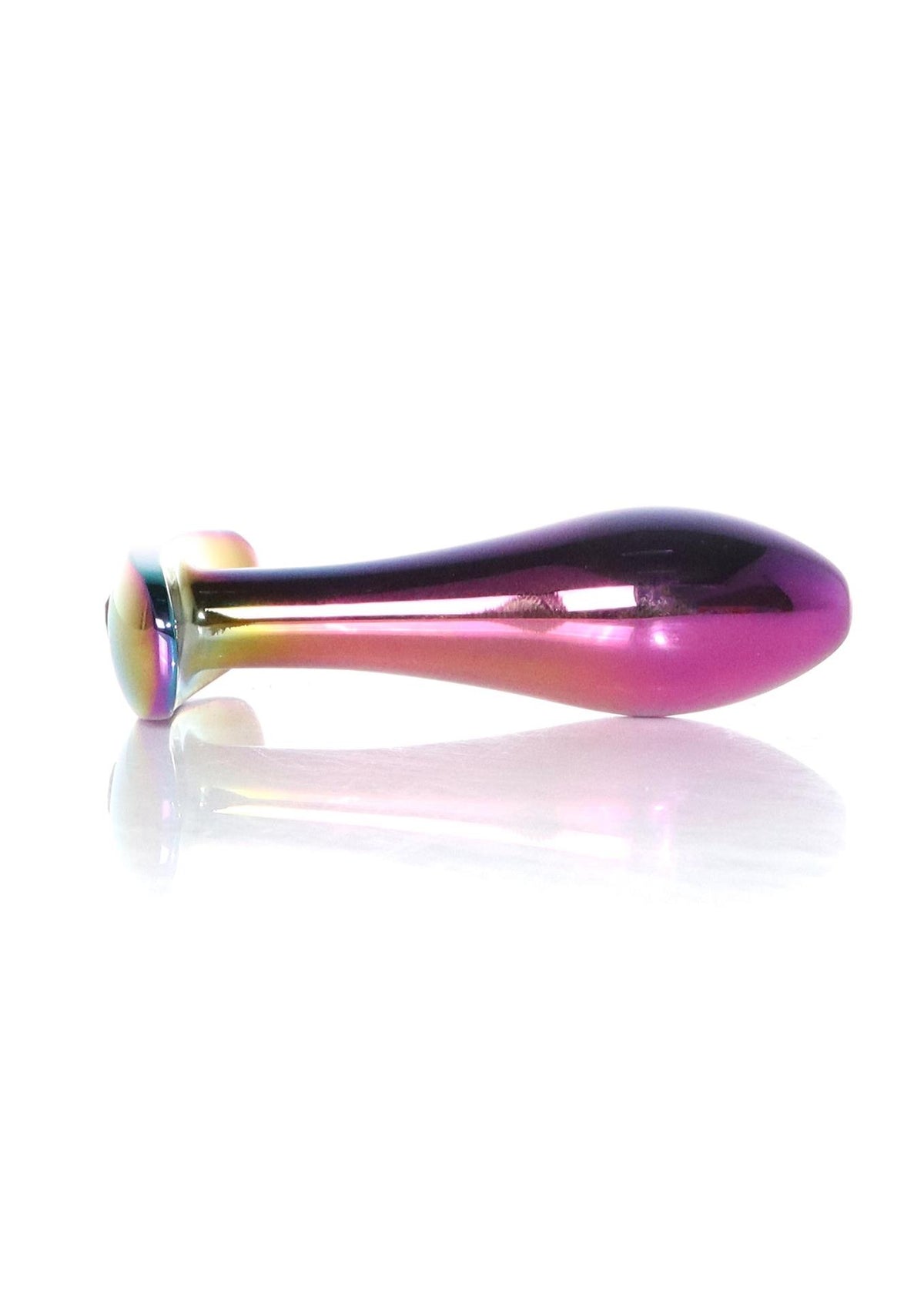B-Series HeavyFun Plug-Jewellery Multicolour · anální kolík z nerezové oceli, červený krystal, vel. S