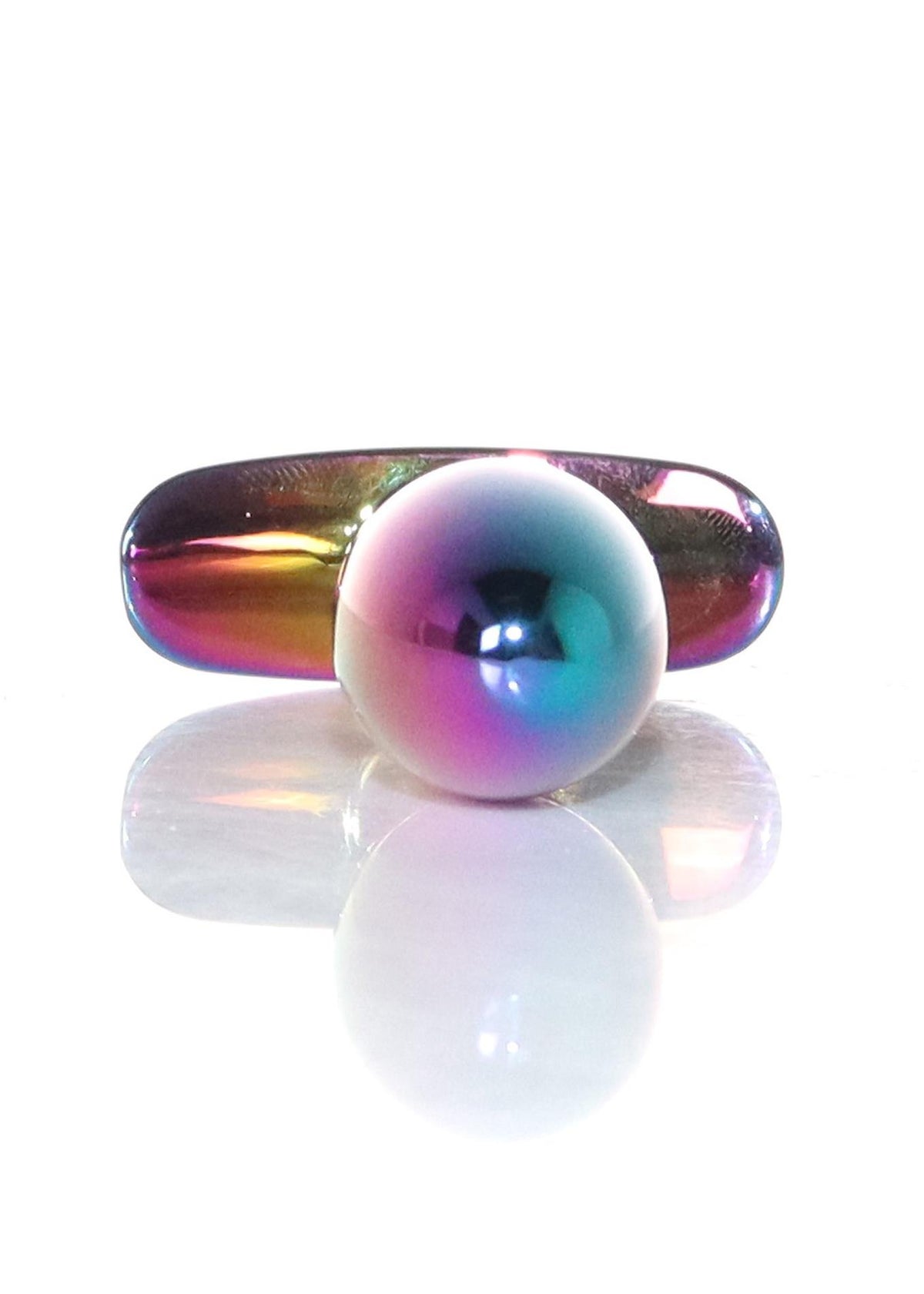 B-Series HeavyFun Plug-Jewellery Multicolour · anální kolík z nerezové oceli, červený krystal, vel. S