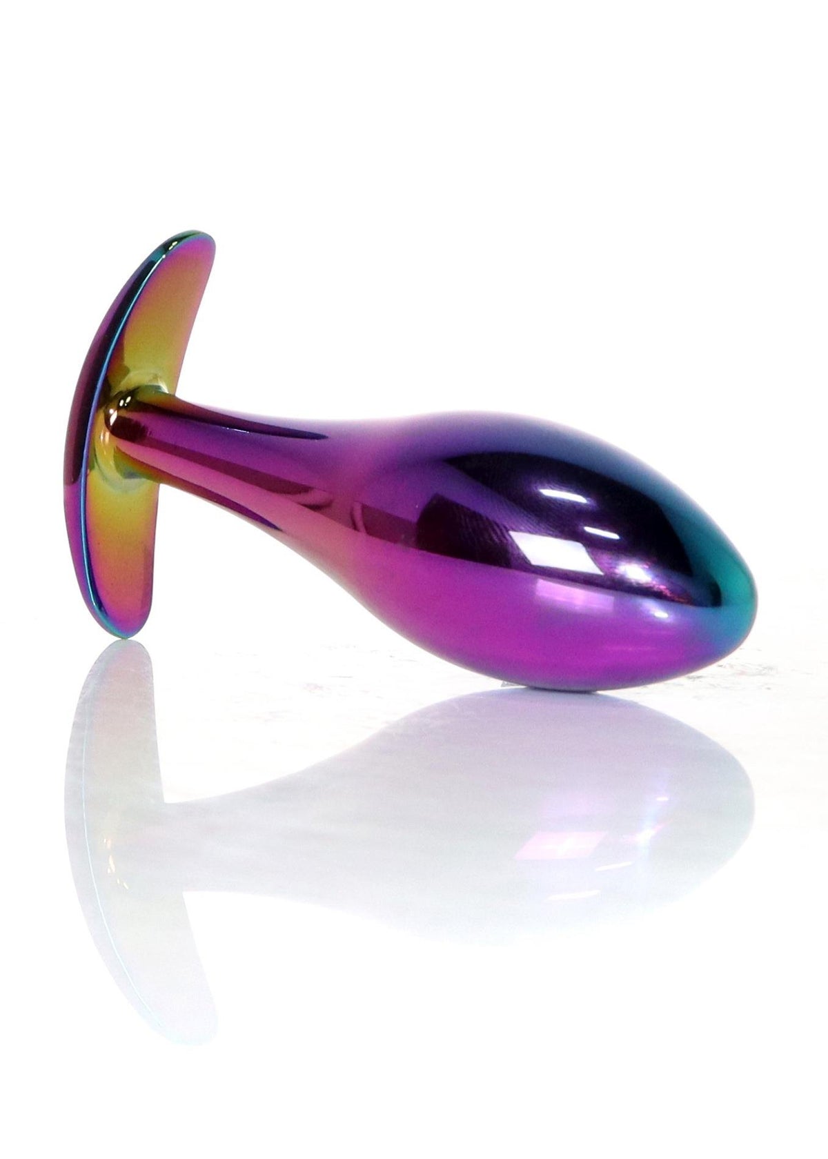 B-Series HeavyFun Plug-Jewellery Multicolour · anální kolík z nerezové oceli, čirý krystal, vel. L