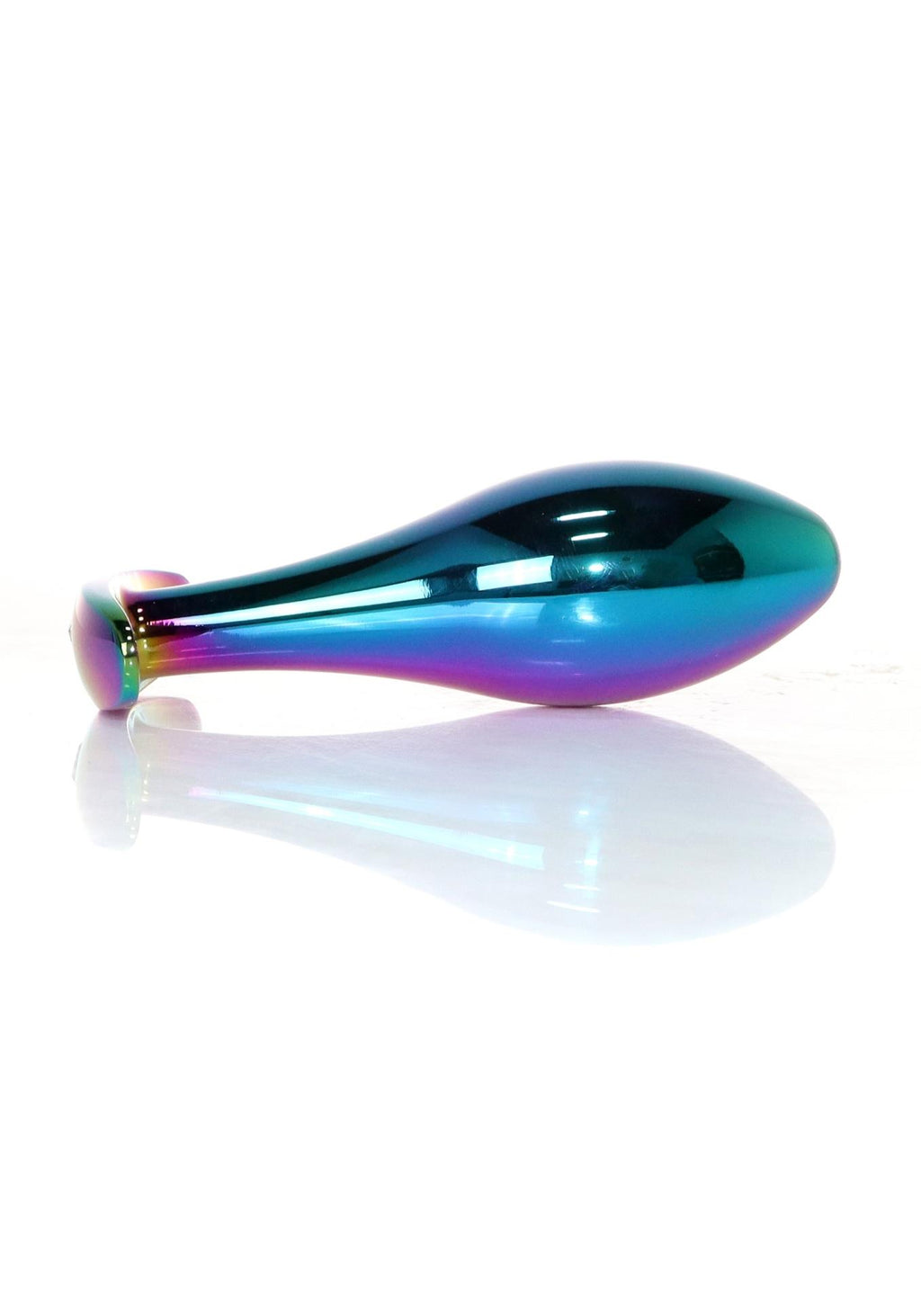 B-Series HeavyFun Plug-Jewellery Multicolour · anální kolík z nerezové oceli, čirý krystal, vel. L