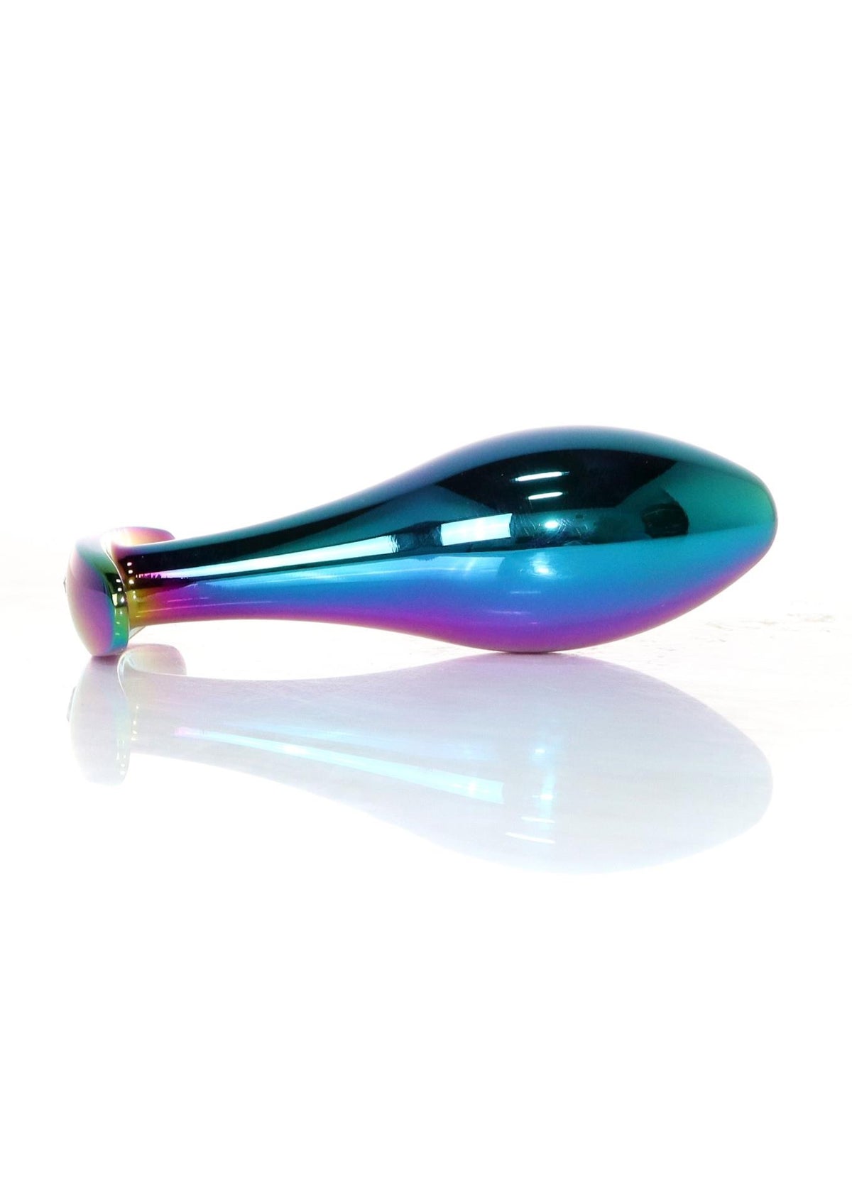 B-Series HeavyFun Plug-Jewellery Multicolour · anální kolík z nerezové oceli, čirý krystal, vel. L