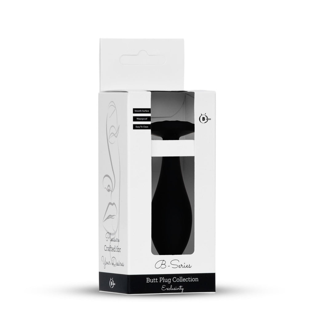 B-Series HeavyFun Silicone Plug L · silikonový anální kolík s krystalem