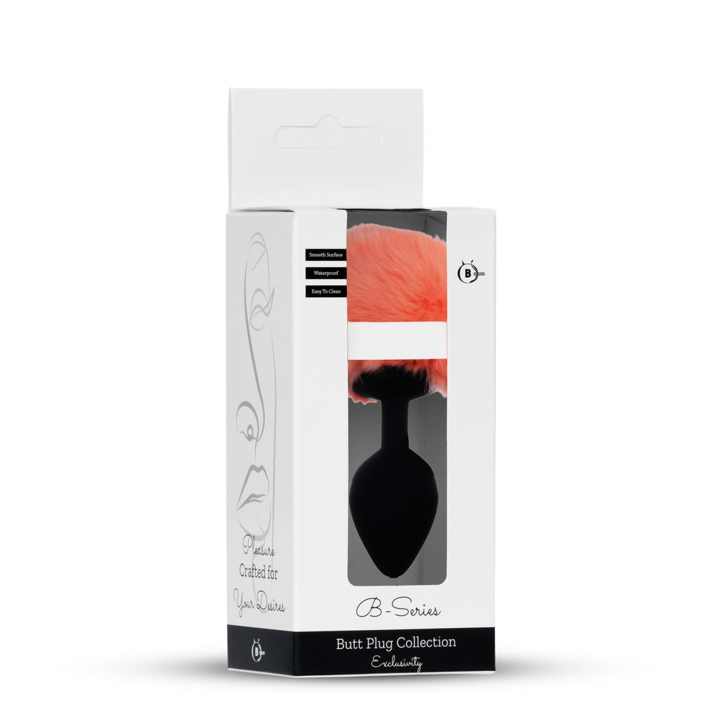 B-Series HeavyFun Bunny Tail Plug · silikonový anální kolík s ocáskem