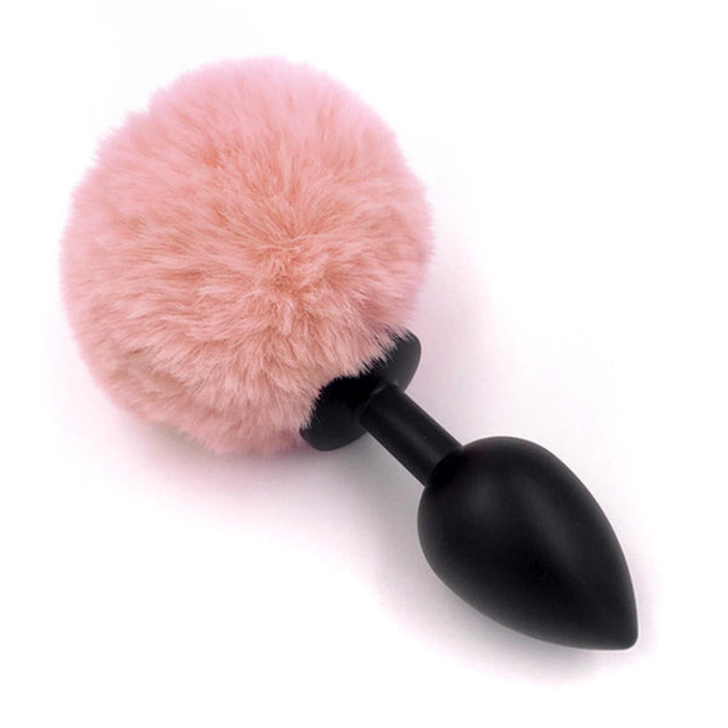 B-Series HeavyFun Bunny Tail Plug · silikonový anální kolík s ocáskem