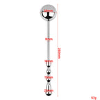 B-Series HeavyFun Jewellery Metal Anal Plug No. 2 · kolík s dlouhou rukojetí