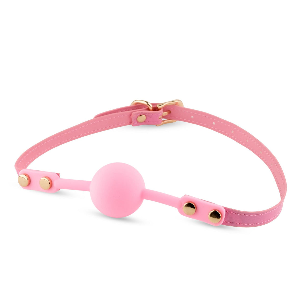 B-Series HeavyFun Ball Gag · roubík se silikonovou kuličkou, růžová