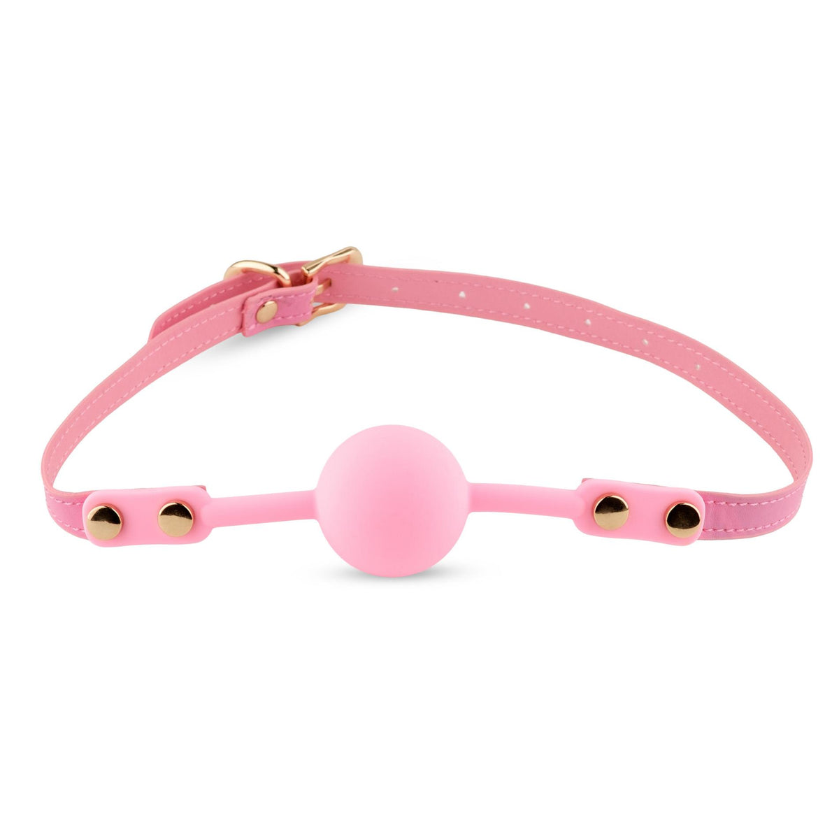 B-Series HeavyFun Ball Gag · roubík se silikonovou kuličkou, růžová