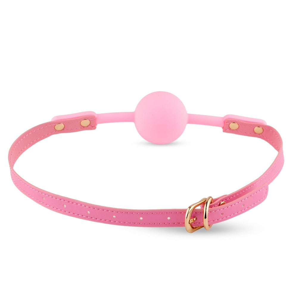 B-Series HeavyFun Ball Gag · roubík se silikonovou kuličkou, růžová