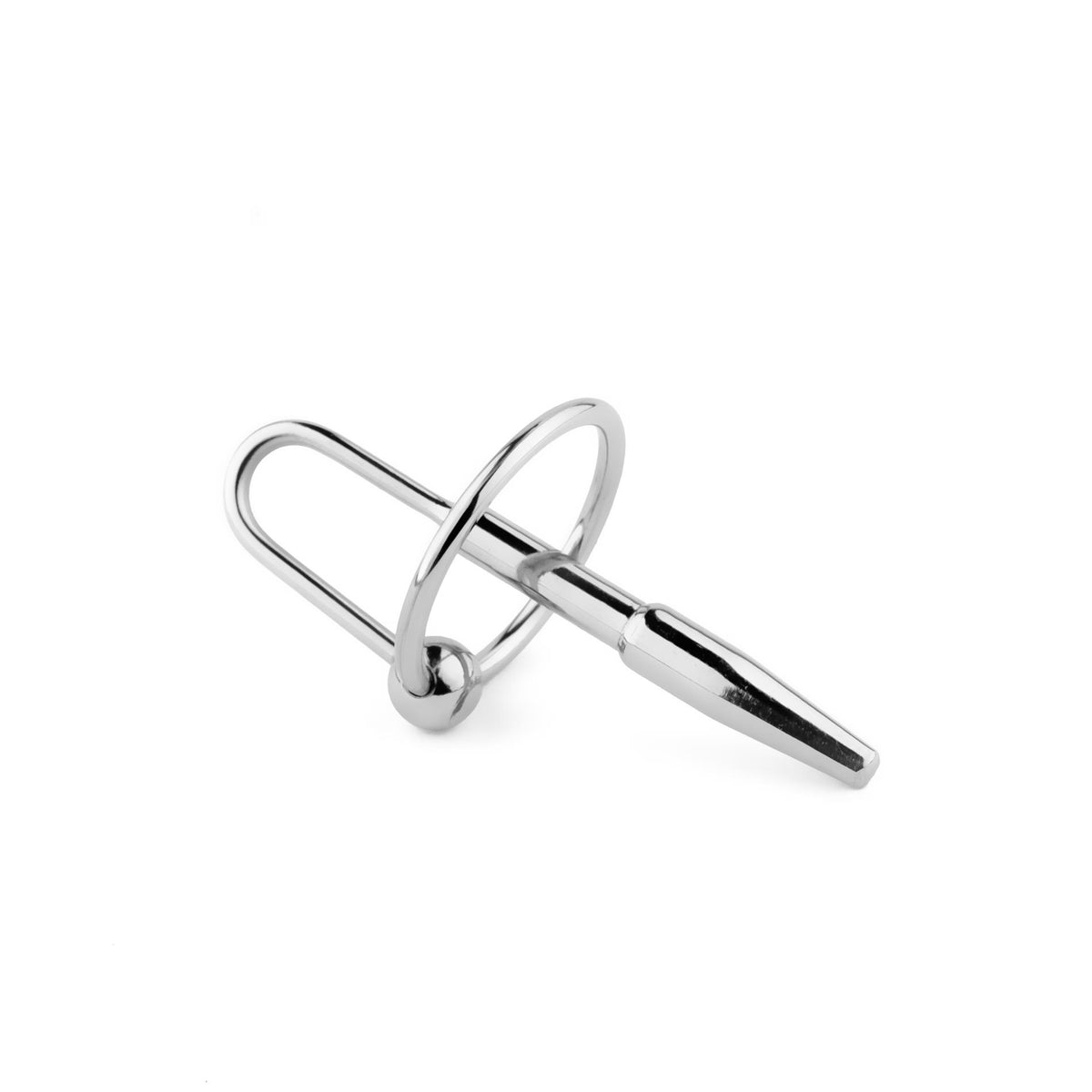 B-Series HeavyFun Metal Penis Plug No. 05 · plný uretrální kolík s úchytem
