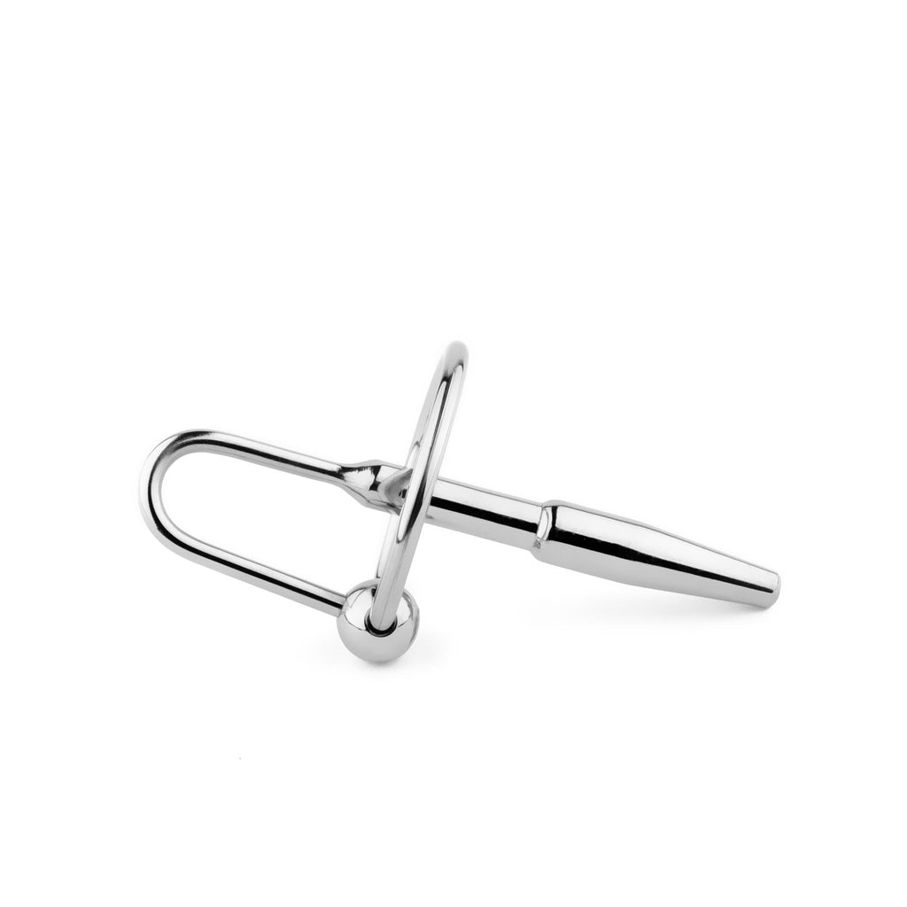 B-Series HeavyFun Metal Penis Plug No. 05 · plný uretrální kolík s úchytem
