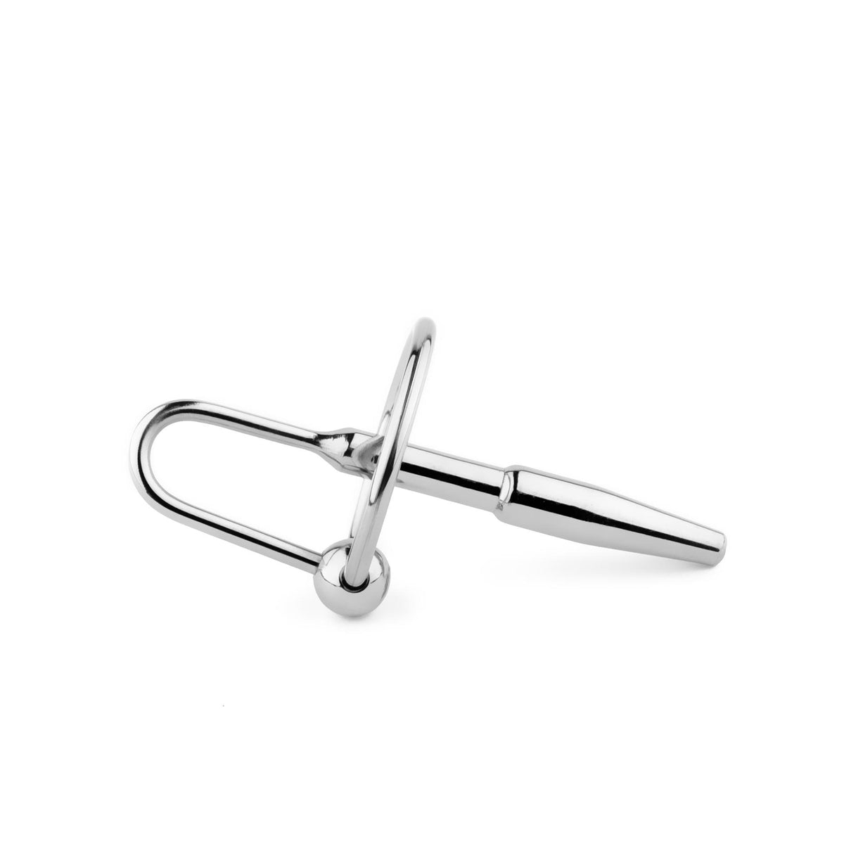 B-Series HeavyFun Metal Penis Plug No. 05 · plný uretrální kolík s úchytem