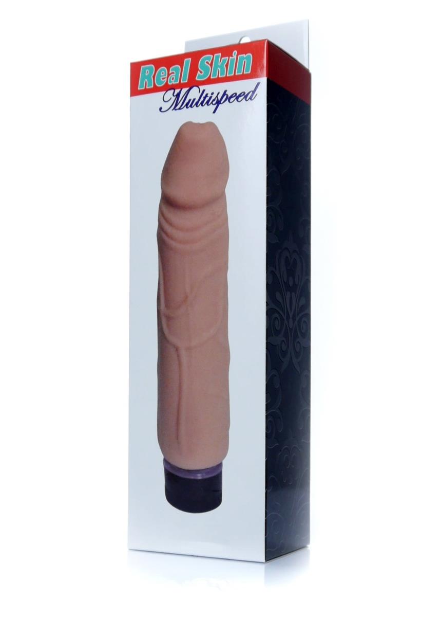 EasyLove Real Skin · realistický vibrátor · tělová, 22 cm