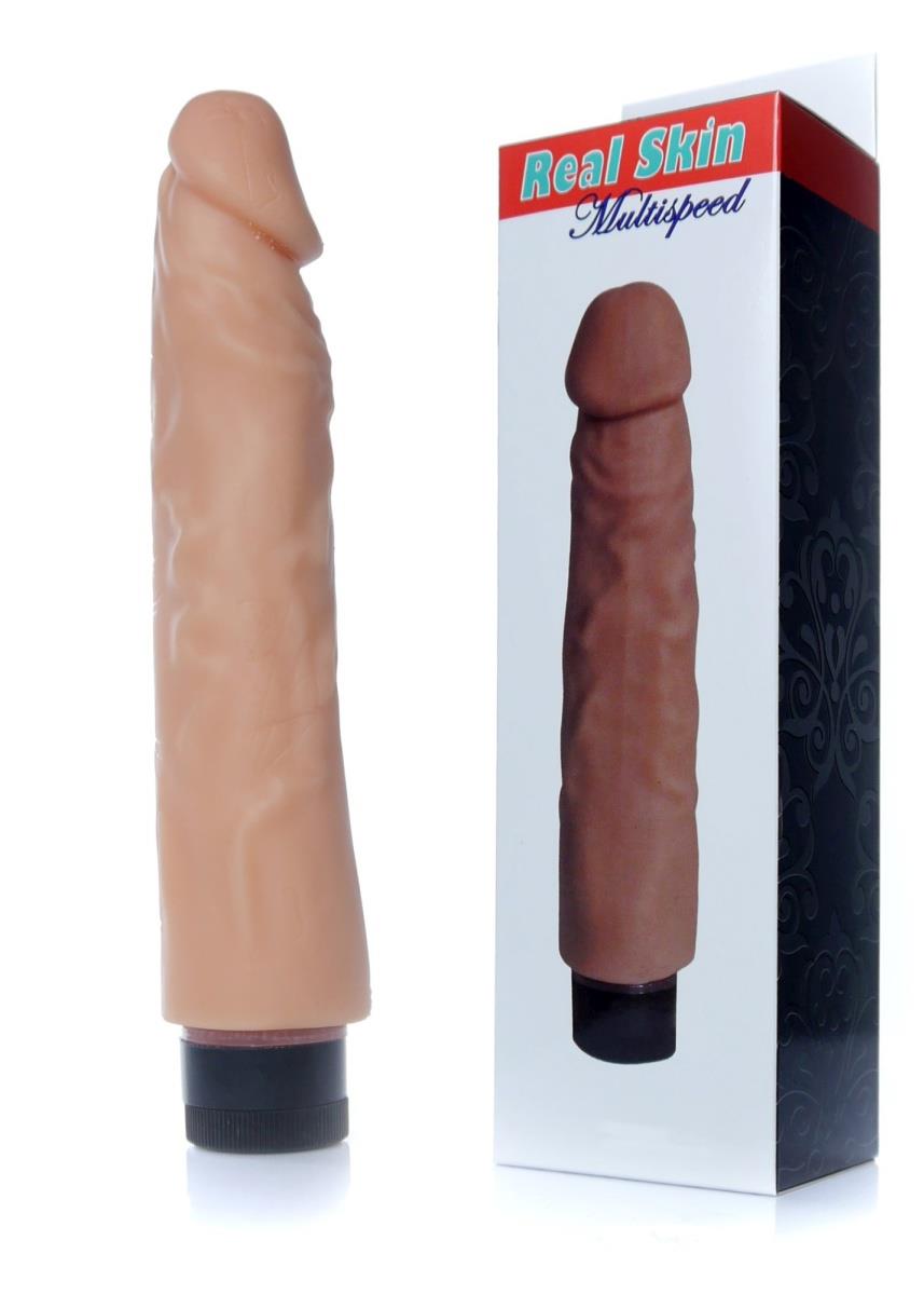 EasyLove Real Skin · realistický vibrátor · tělová, 23 cm