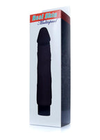 EasyLove Real Skin · realistický vibrátor · černá, 22 cm