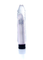 EasyLove Juicy Jelly · realistický vibrátor 22 cm · průhledná
