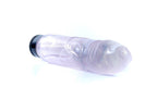 EasyLove Juicy Jelly · realistický vibrátor 22 cm · průhledná