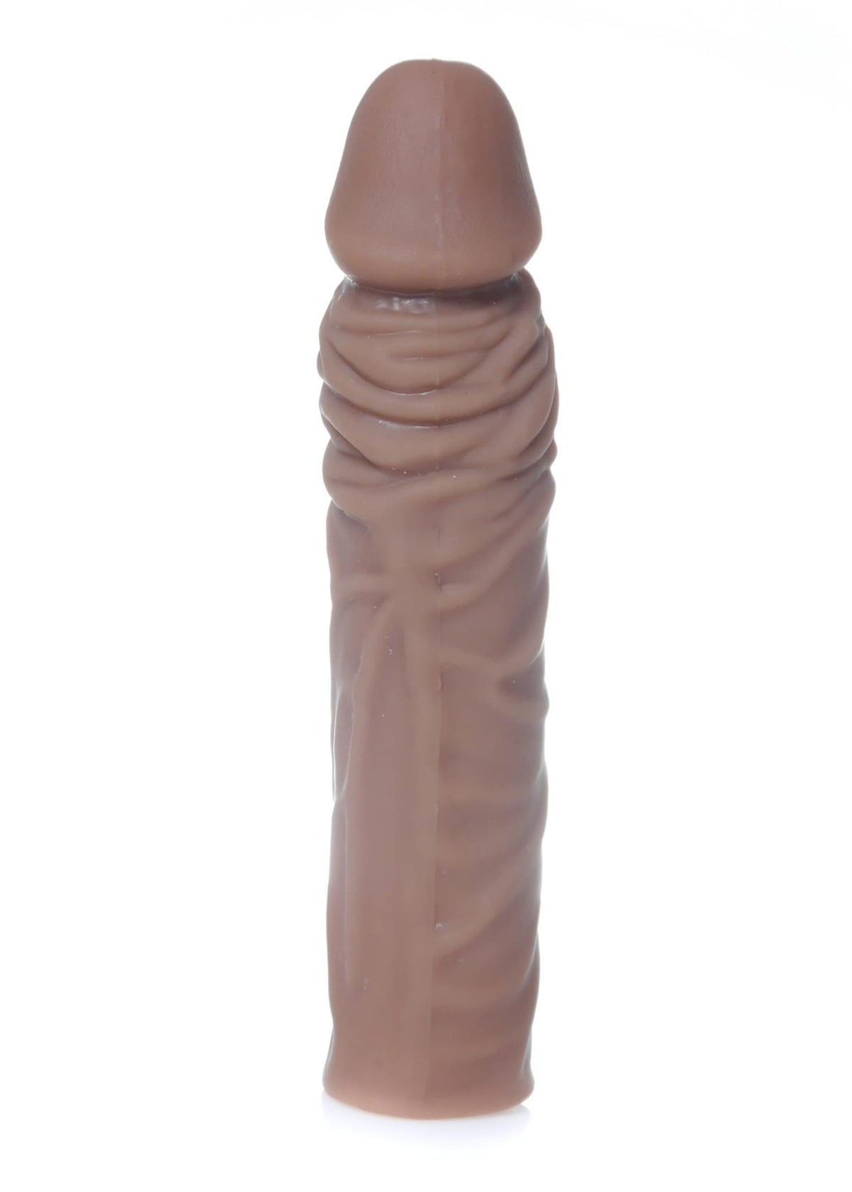 B Series EasyLove Perfect Sleeve Mulatto · prodlužovací návlek na penis · +7 cm