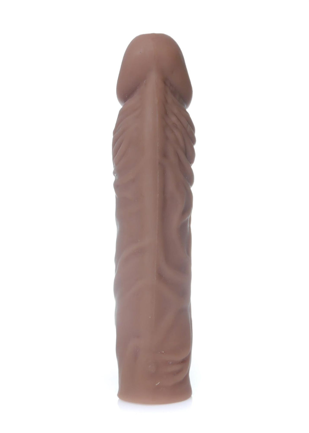 B Series EasyLove Perfect Sleeve Mulatto · prodlužovací návlek na penis · +7 cm