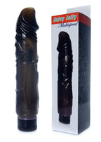 EasyLove Juicy Jelly Multispeed · realistický vibrátor 22 cm · černá