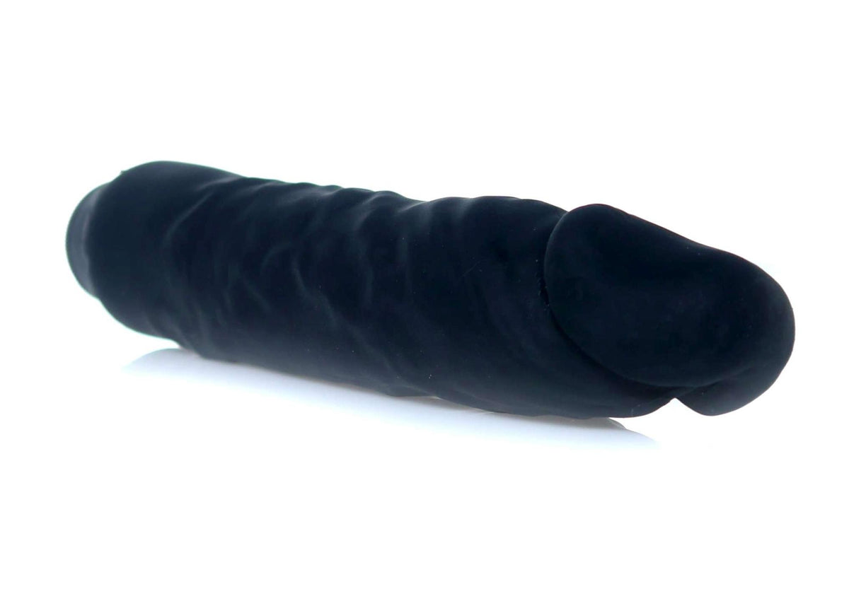EasyLove Real Skin · realistický vibrátor · černá, 22,5 cm
