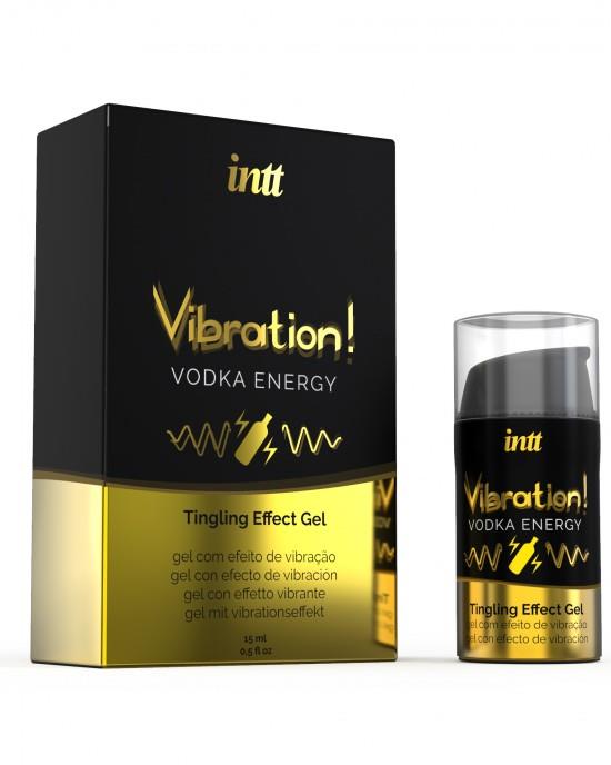 Intt Vibration! Vodka · stimulační gel s hřejivým efektem 15 ml