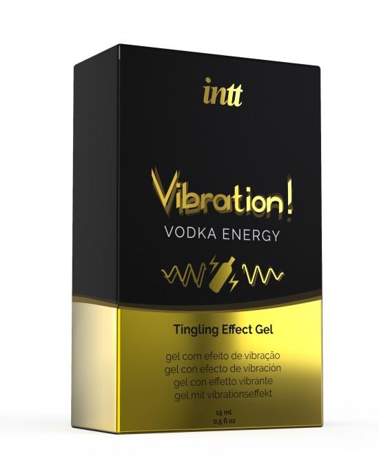 Intt Vibration! Vodka · stimulační gel s hřejivým efektem 15 ml