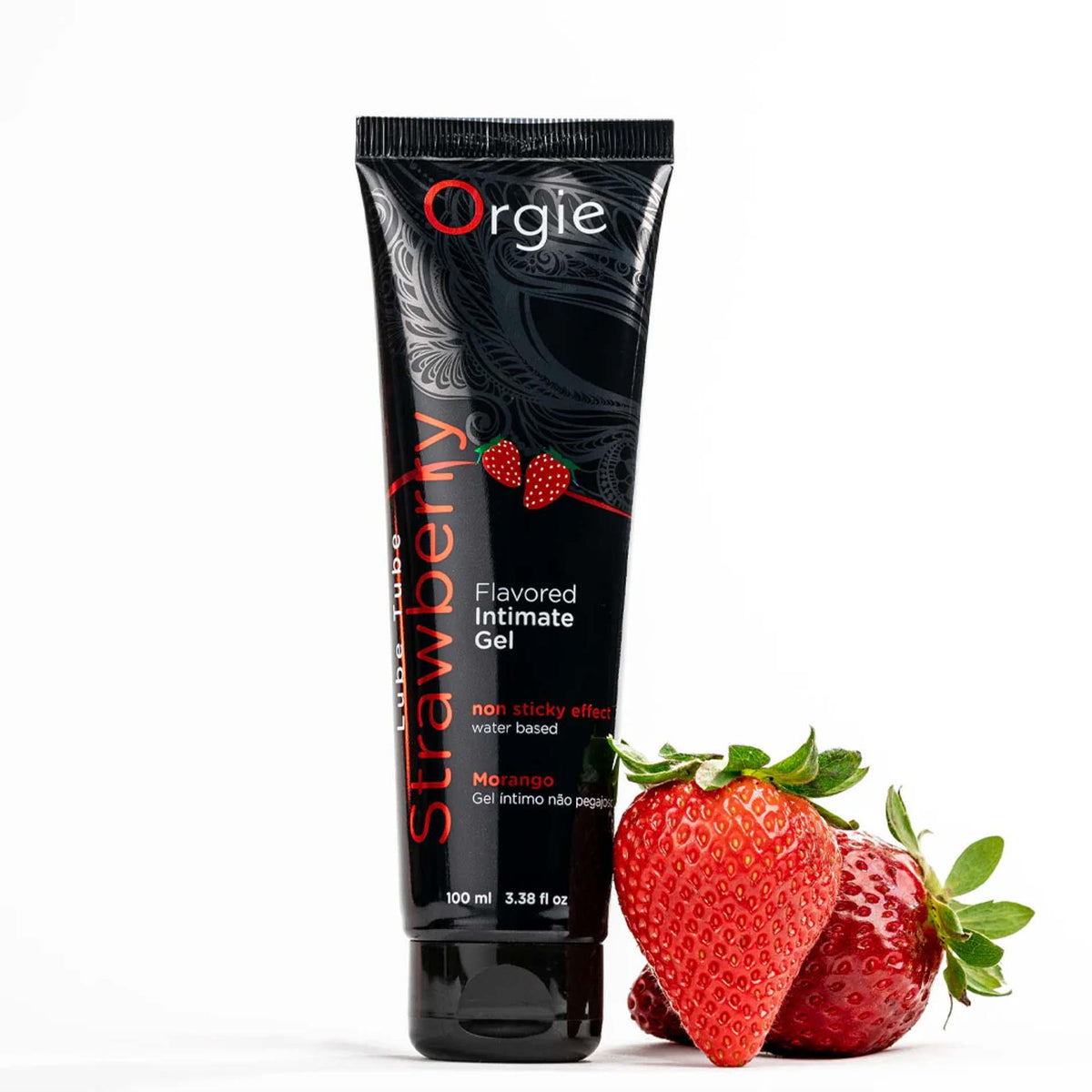 Orgie Lube Tube Strawberry · ochucený lubrikant na vodní bázi, 100 ml