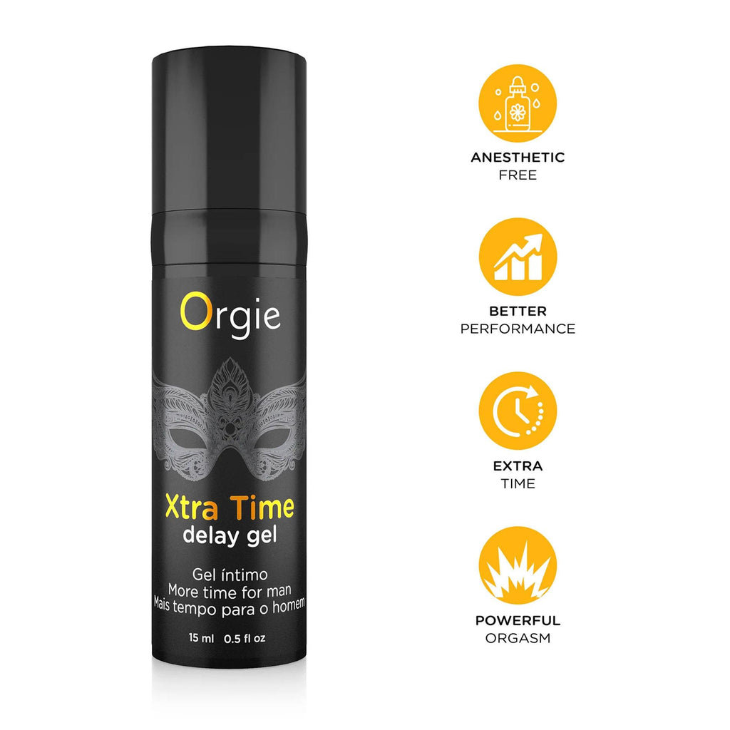 Orgie Xtra Time · gel pro oddálení ejakulace 15 ml