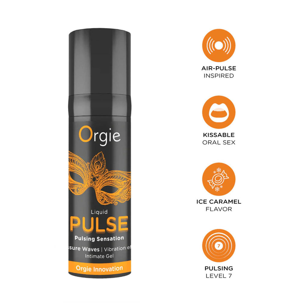 Orgie Liquid Pulse · stimulační gel s pulzujícím efektem 15 ml