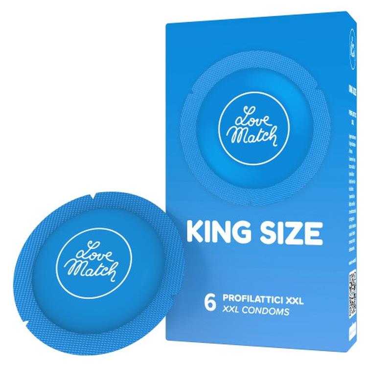 Love Match King Size · kondomy XXL (6 ks)
