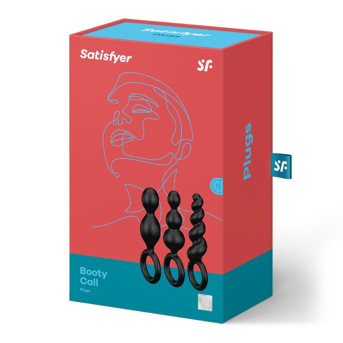 Satisfyer Booty Call · sada 3 análních kolíků