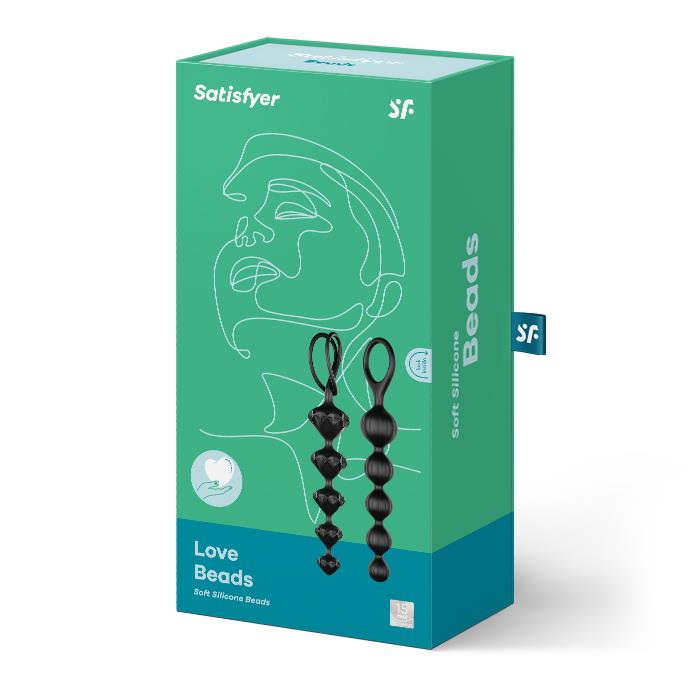 Satisfyer Love Beads · sada 2 análních kuliček