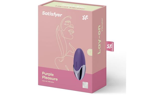 Satisfyer Purple Pleasure · přikládací vibrátor na klitoris