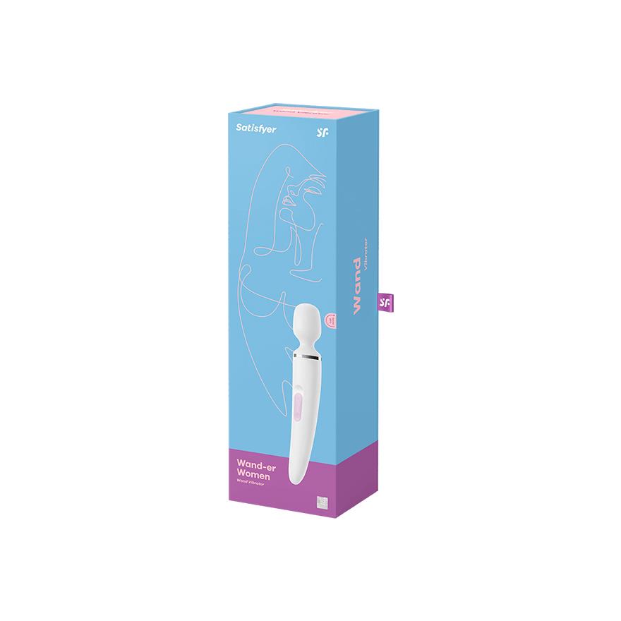 Satisfyer Wand-er Woman · masážní hlavice, bílá