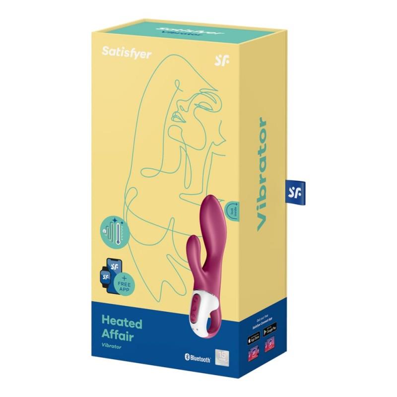 Satisfyer Heated Affair · hřejivý vibrátor na bod G s aplikací