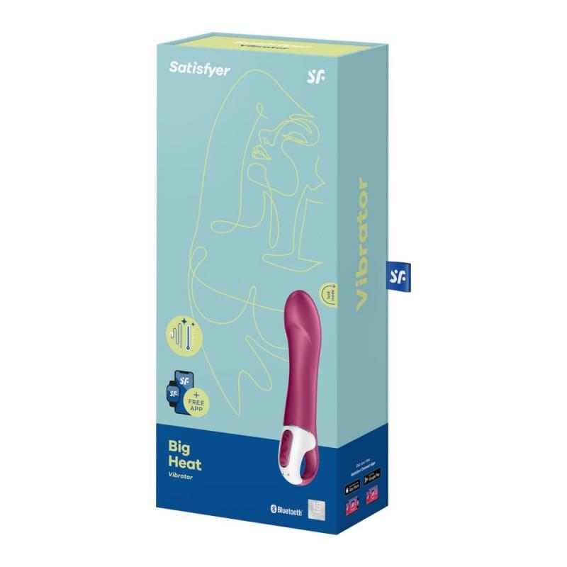 Satisfyer Big Heat · hřejivý vibrátor na bod G
