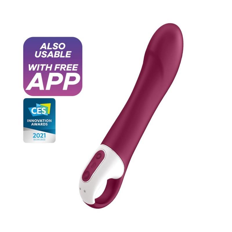 Satisfyer Big Heat · hřejivý vibrátor na bod G