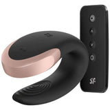 Satisfyer Double Love · párový vibrátor s dálkovým ovladačem · černý