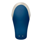 Satisfyer Double Love · párový vibrátor s dálkovým ovladačem · modrý