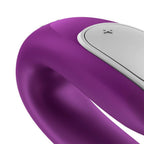 Satisfyer Double Fun · vibrátor pro páry s ovládáním přes aplikaci, fialová