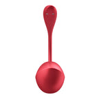 Satisfyer Shiny Petal · nositelný vibrátor s dálkovým ovladačem, červená