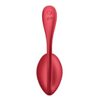Satisfyer Shiny Petal · nositelný vibrátor s dálkovým ovladačem, červená